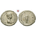 Römische Kaiserzeit, Plautilla, Frau des Caracalla, Denar 202-205, vz