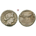 Römische Republik, C. Marius, Denar, serratus 81 v.Chr., ss