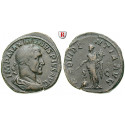 Römische Kaiserzeit, Maximinus I., Sesterz 235-236, ss+/ss
