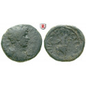 Römische Provinzialprägungen, Judaea, Caesarea Maritima, Hadrianus, Bronze, s+