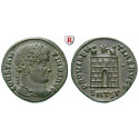 Römische Kaiserzeit, Constantinus I., Follis 326-328, vz+