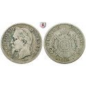 Frankreich, Napoleon III., 2 Francs 1869, ss