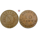 Belgien, Antwerpen, 10 Centimes 1814, ss