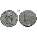 Römische Kaiserzeit, Domitianus, Sesterz 88-89, ss/f.ss