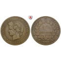 Frankreich, III. Republik, 10 Centimes 1896, f.ss