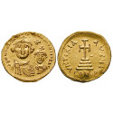 Byzanz, Heraclius und Heraclius Constantinus, Solidus 610-615, f.vz