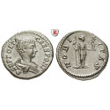 Römische Kaiserzeit, Geta, Caesar, Denar 199, f.vz