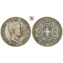 Italien, Königreich Sardinien, Carlo Alberto, 2 Lire 1844, ss