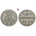 Brandenburg-Preussen, Königreich Preussen, Friedrich Wilhelm III., Gröschel 1805, vz+