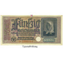 Besatzungsausgaben des 2. Weltkrieges 1939-1945, Reichskreditkasse, 50 Reichsmark o.D., II, Rb. 555