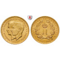 Luxemburg, Charlotte, 20 Francs (Medaille) 1953, 5,81 g fein, vz-st