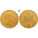 Frankreich, Napoleon III., 100 Francs 1857, 29,03 g fein, ss+/ss-vz