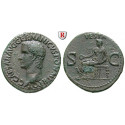 Römische Kaiserzeit, Caligula, As 37-38, vz