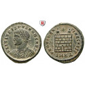 Römische Kaiserzeit, Crispus, Caesar, Follis 325-326, f.vz
