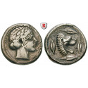 Sizilien, Leontinoi, Tetradrachme 450-440, ss+
