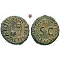 Römische Kaiserzeit, Augustus, Quadrans, ss-vz