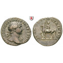 Römische Kaiserzeit, Traianus, Denar 112-117, ss-vz