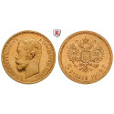 Russland, Nikolaus II., 5 Rubel 1902, 3,87 g fein, f.vz/vz+