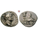 Römische Kaiserzeit, Vespasianus, Denar 69-70, ss