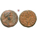 Römische Provinzialprägungen, Seleukis und Pieria, Antiocheia am Orontes, Nero, Bronze Jahr 104 = 55-56 n.Chr., ss