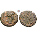 Römische Provinzialprägungen, Seleukis und Pieria, Antiocheia am Orontes, Nero, Bronze Jahr 104 = 55-56, ss