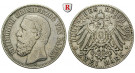 Deutsches Kaiserreich, Baden, Friedrich I., 2 Mark 1901, G, ss, J. 28