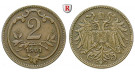 Österreich, Kaiserreich, Franz Joseph I., 2 Heller 1901, ss
