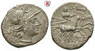 Römische Republik, P. Calpurnius, Denar 133 v.Chr., ss-vz/ss