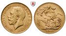 Australien, George V., Sovereign 1911-1931, 7,32 g fein, ss-vz