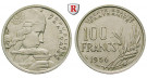 Frankreich, IV. Republik, 100 Francs 1956, vz/ss-vz