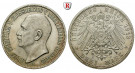 Deutsches Kaiserreich, Mecklenburg-Strelitz, Adolf Friedrich V., 3 Mark 1913, A, vz/vz+, J. 92