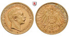 Deutsches Kaiserreich, Preussen, Wilhelm II., 10 Mark 1910, A, ss-vz/vz, J. 251