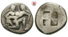 Thrakische Inseln, Thasos, Stater 550-463 v.Chr., ss