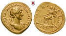 Römische Kaiserzeit, Hadrianus, Aureus 118, ss-vz/ss