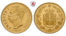 Italien, Königreich, Umberto I., 20 Lire 1882, 5,81 g fein, f.vz