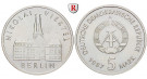 DDR, 5 Mark 1987, Nikolaiviertel, st, J. 1613