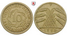 Weimarer Republik, 10 Rentenpfennig 1923, G, ss, J. 309