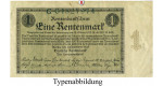 Deutsche Rentenbank 1923-1937, 1 Rentenmark 01.11.1923, III, Rb. 154a