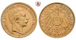 Deutsches Kaiserreich, Preussen, Wilhelm II., 10 Mark 1910, A, ss-vz/vz, J. 251