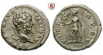 Römische Kaiserzeit, Septimius Severus, Denar 200-201, vz
