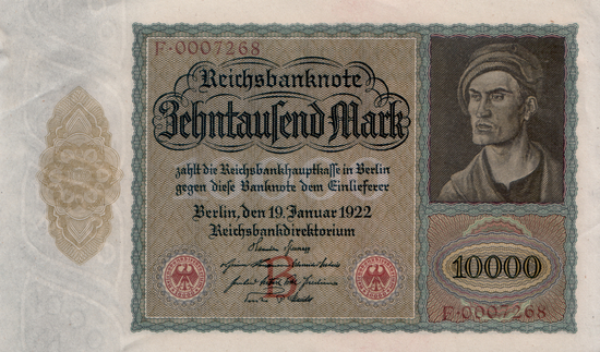 1922 - 01 - Januar - Der größte Schein der Reichsbank
