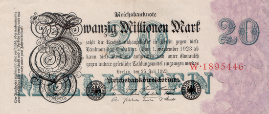 1923 - 07 - Juli - Privatdruckereien helfen der Reichsbank
