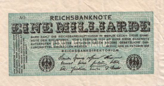 1923 - 10 - Oktober - Ehret den Pfennig
