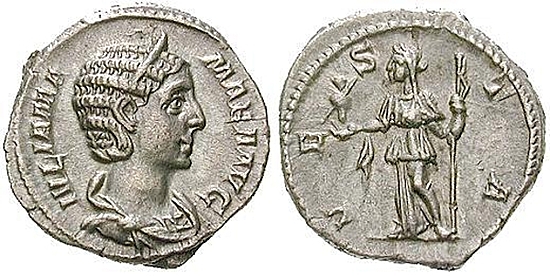 Julia Mamaea, Mutter des Severus Alexander