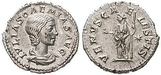 Julia Soaemias, Mutter des Elagabal
