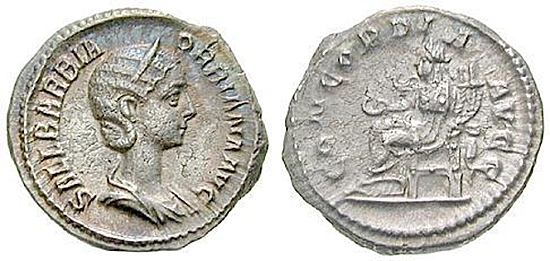 Orbiana, Frau des Severus Alexander